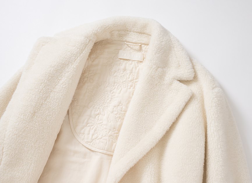 リッチボアコート/オーガニックコットン