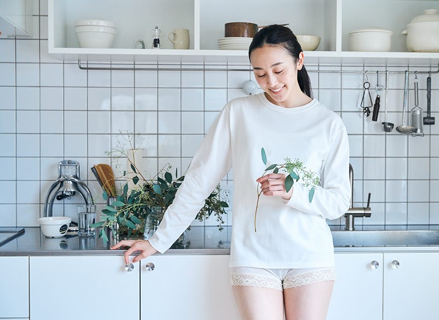 pristine 2023 spring collection 413129SZ天竺 長袖Tシャツ