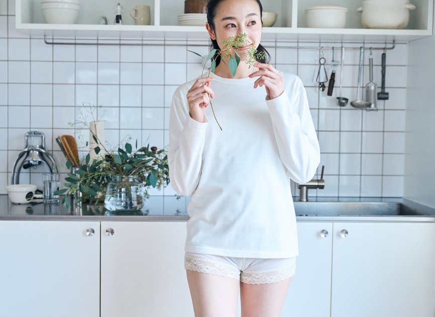 pristine 2023 spring collection 413129SZ天竺 長袖Tシャツ