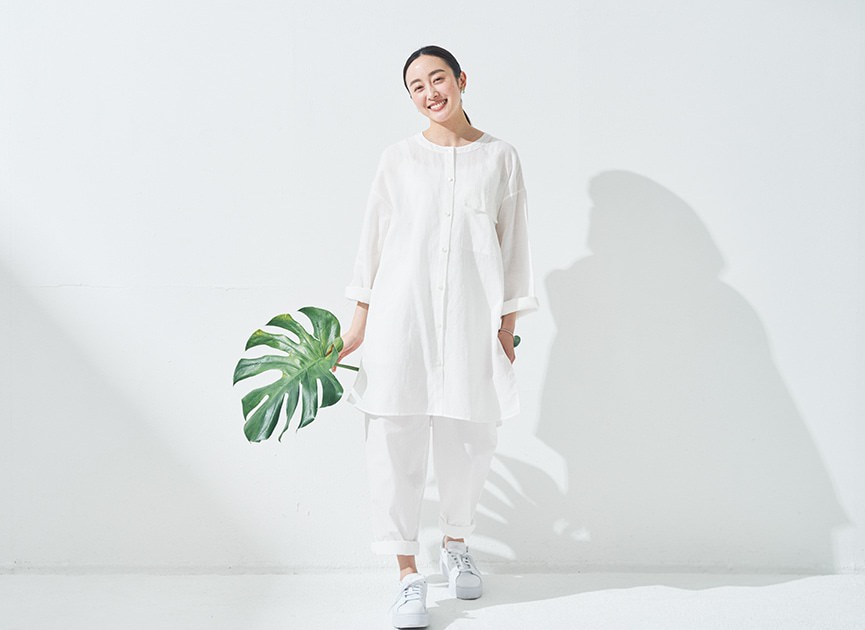 414235 LCロングシャツジャケット