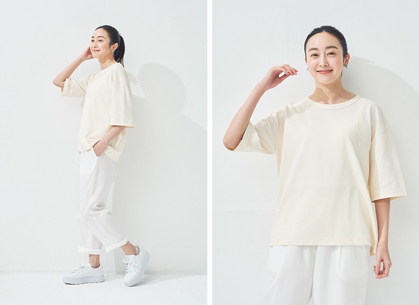 ペーパーコットン 天竺Tシャツ /オーガニックコットン