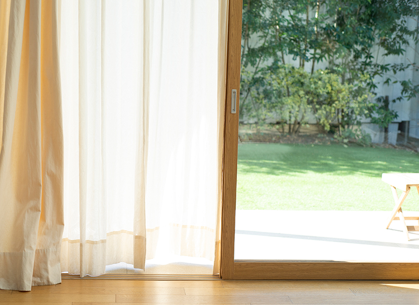 既製品】20/2ワッフルカーテン 幅100×丈200(実寸210)cm×2枚