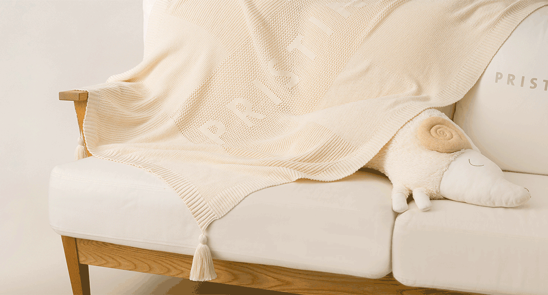 オリジナルニットブランケット