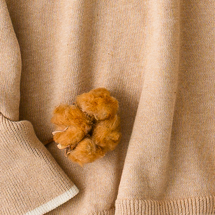 ブラウンニットパジャマ